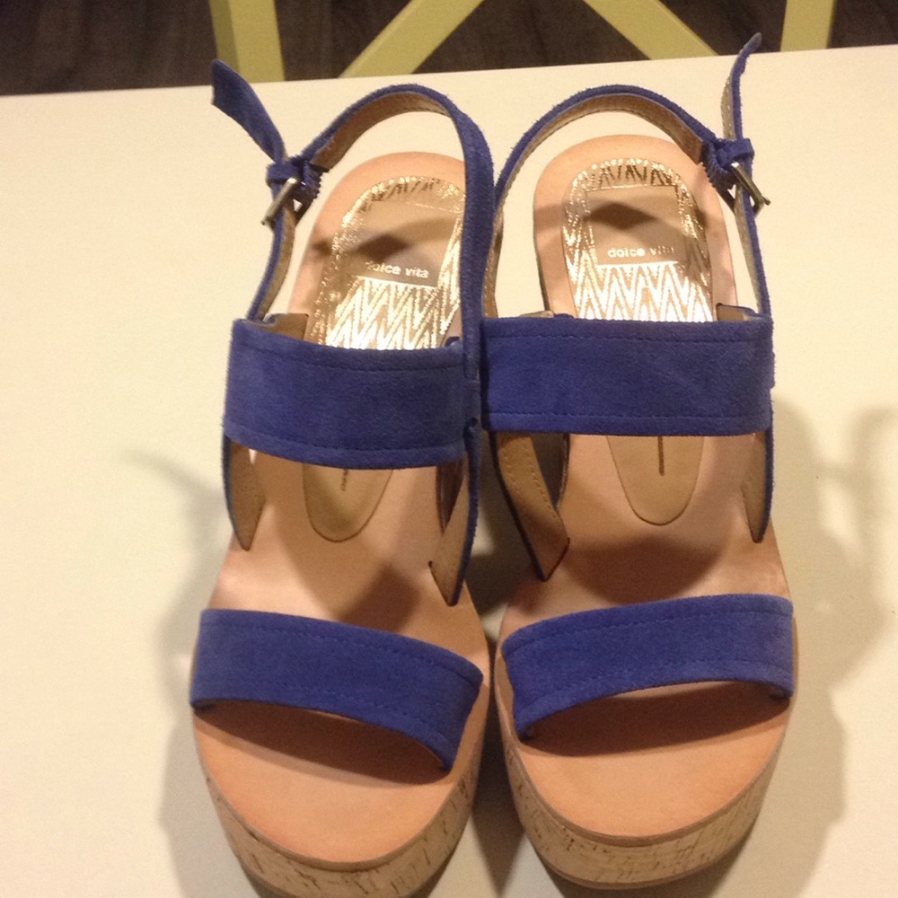 Royal suede cork sandals